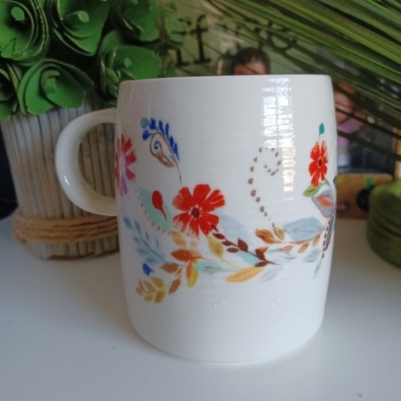 Anthropologie Petal Palette Monogrammed Mug - Picture 2 of 7